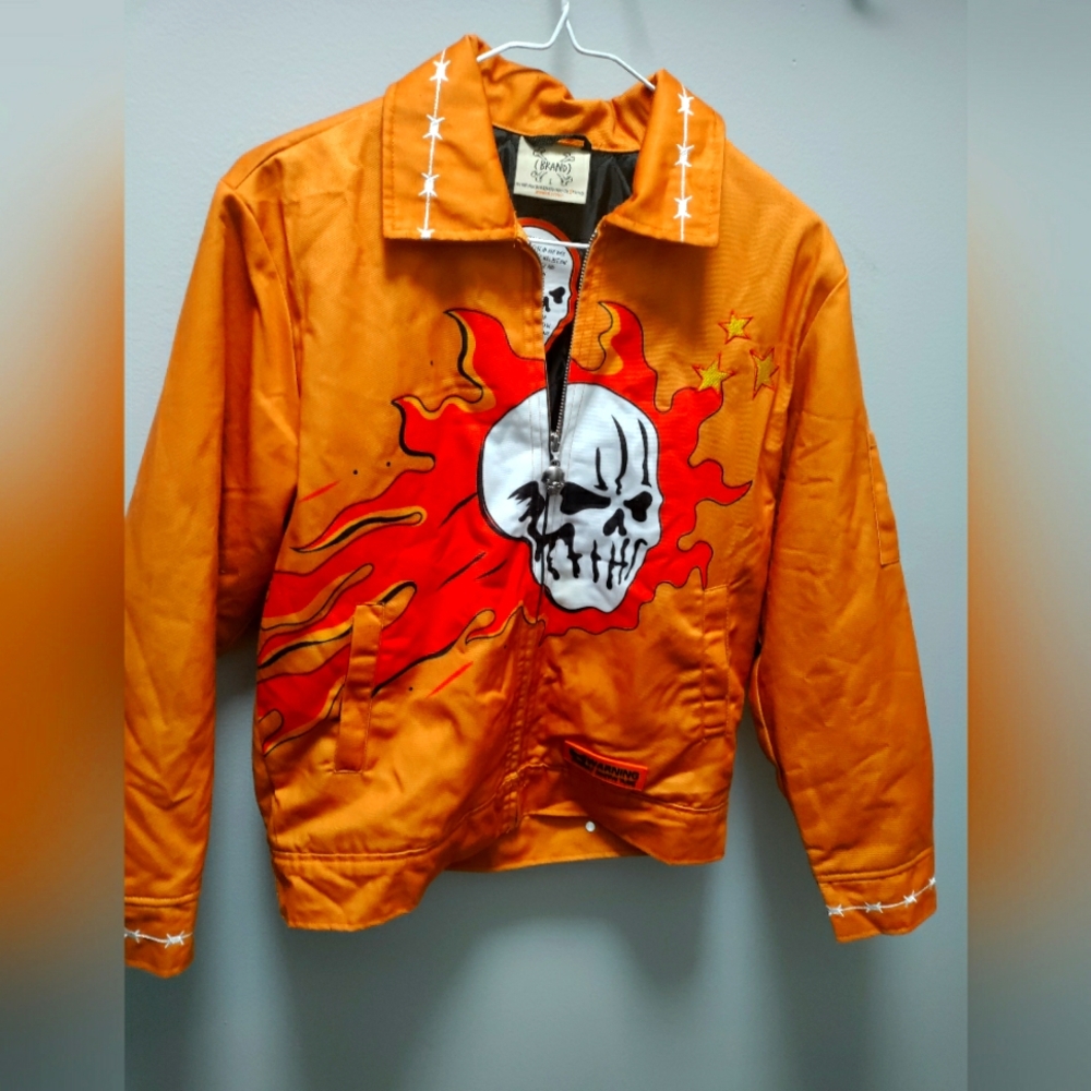 Brand X Hellboy work jacket size L